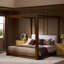 Frederick Upholstered Canopy Bed-1066758176