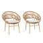 Ensemble de 2 chaises de salle à manger en osier Cyril-1786802814