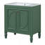 Meuble-lavabo de style rétro avec lavabo, deux portes avec tablette-1837174921