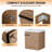 Eftime 18.16'' Single Bathroom Vanity with Ceramic Top-1080123625
