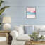 Parasol de plage rose serein, estampe numérique, design par The Prints Vibe-130760200-130760202