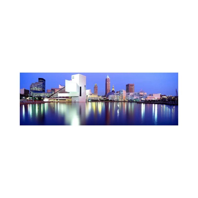 MuseumRock And Roll Hall Of Fame, Cleveland, USA by Panoramic Images - Panoramic Gallery-Wrapped Canvas Giclée on Canvas