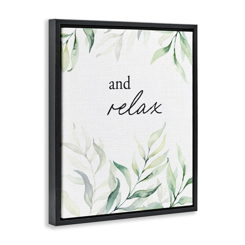 Cadre flottant And And Relax, Cadre flottant noir de jais, H 21 po x l 17 po