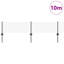 40cm H x 1000cm W Grey Steel Border Fencing
