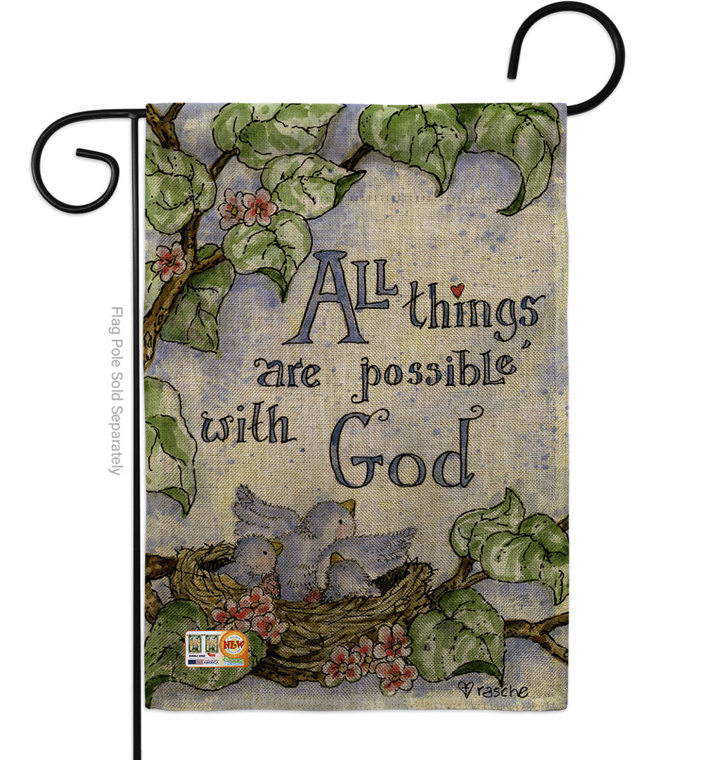 Pattinson Double Sided 18.5'' H x 13'' W Burlap Animal Garden Flag The Holiday Aisle®