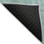 Tapis intérieur / extérieur 9 pi x 12 pi bleu sarcelle et vert patchwork lavable-122845777