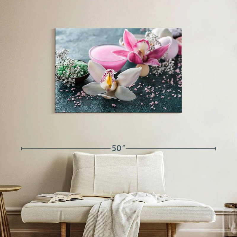 Harnek Orchid And Salt Scrub, 26" H x 39" W