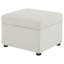 Repose-pieds avec rangement relevable hydraulique Merced Beige