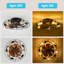 Ventilateur de plafond de style lanterne de style campagnard à 5 lumières avec lumière, télécommande et à intensité variable, 6 réglages de vitesse et minuterie, pour la chambre à coucher, la cuisine et le salon (ampoule incluse)