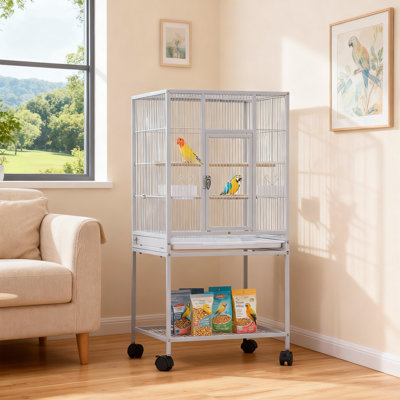 130cm Steel Floor Bird Cage