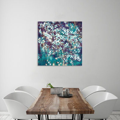 "Jewel Tone Blossoms", toile tendue par Winston Porter