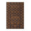 Machine Washable Trellis Brown Area Rug