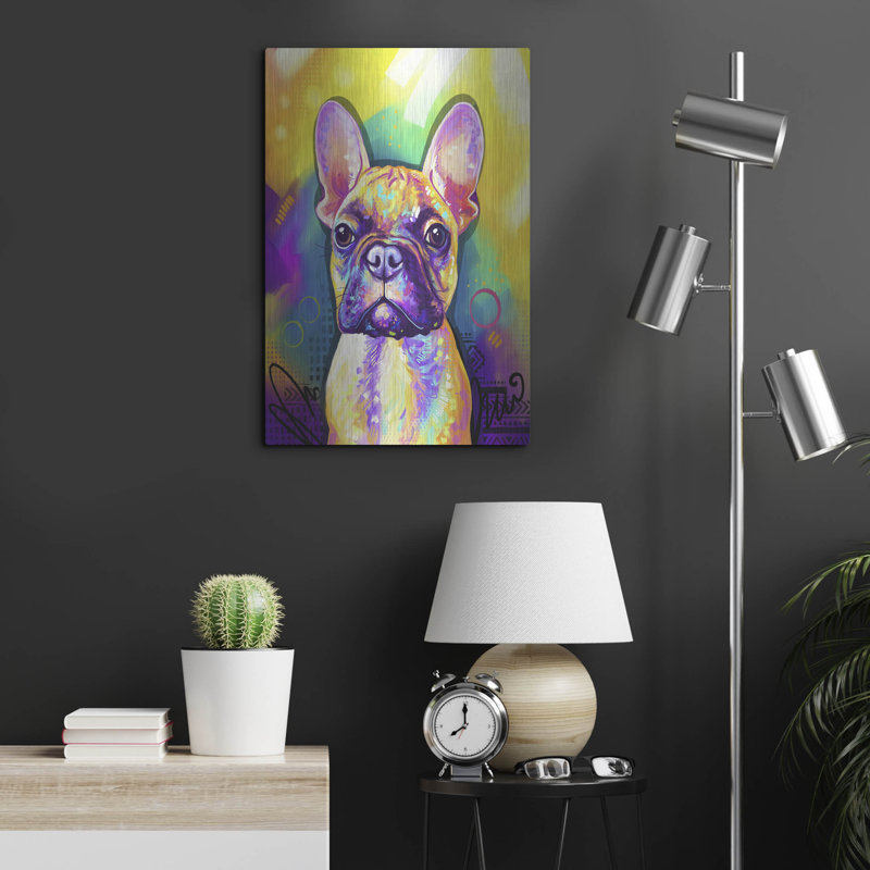 «Pop Art French Bulldog» par Furbaby Affiliates, H 24 po x l 16 po