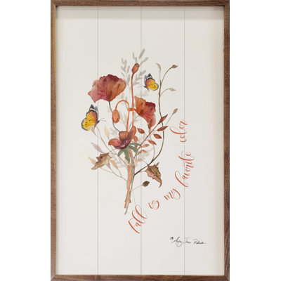 «Pumpkins Spice Favorite Color» par Audrey Jeanne Roberts sur bois