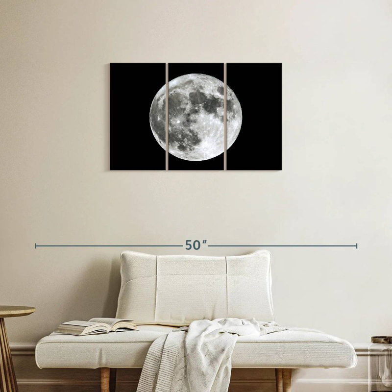 Oberle The Moon, 20" H x 33" W