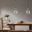 Luminaire suspendu en verre en forme de cloche-1235979385
