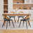Faux Leather Rattan Back Dining Chairs-2042356579