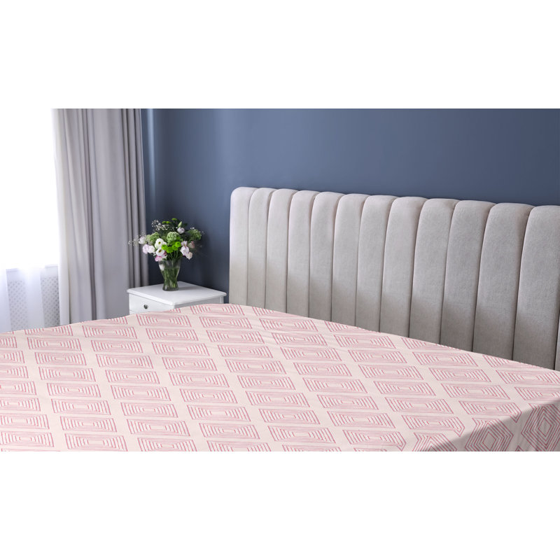 Drap-housse géométrique Ambesonne, Drap-housse grand