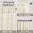 Goffredo 100% Blackout Natural Linen Curtains for Bedroom  Double Layer Drape Farmhouse Thermal Insulated Rod Pocket Back Tab Full Light Blocking 2 Panels for Living Room Nursery-87857166-87857183