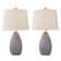 Ensemble de 2 lampes de table en céramique 22,25 po Wharton