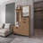 FM FURNITURE Elko Hall Tree With Multistorage, Mirror, And Hooks For Complete Organization In Natural Oak Finish-1125935493
