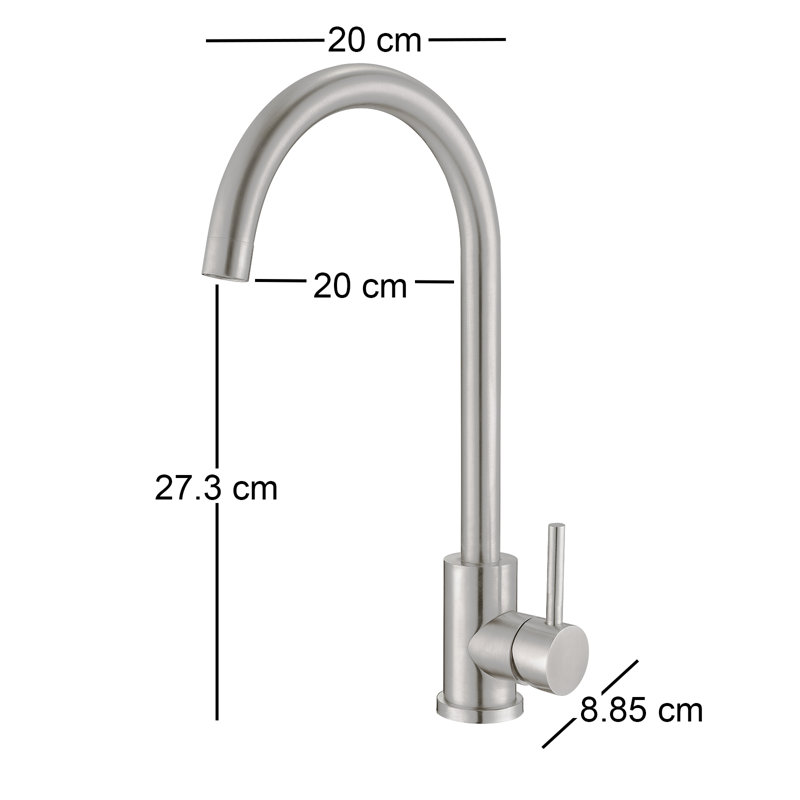TARAVO CH Single Lever Monobloc Tap, Copper