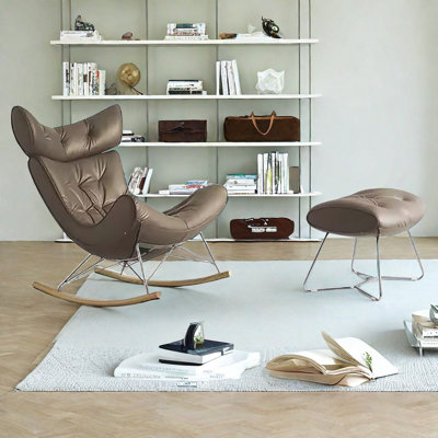 Chaise berçante simple de style italien
