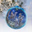Holiday Splendor 5'' Handmade Glass Animals Ball Ornament