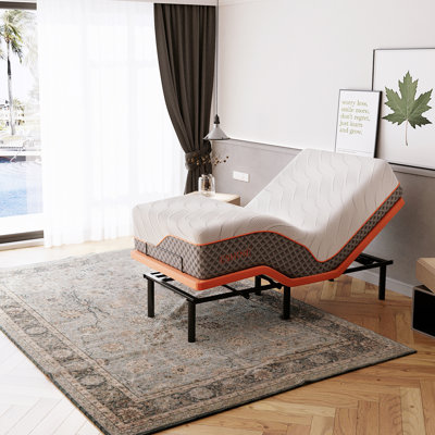 Zero Gravity Adjustable Bed with 14" Hybrid Mattress E3000 Series