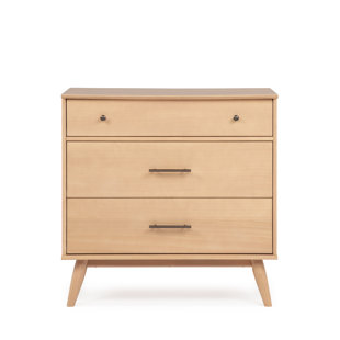 Ashlie 3 Drawer 36" W Wood Dresser
