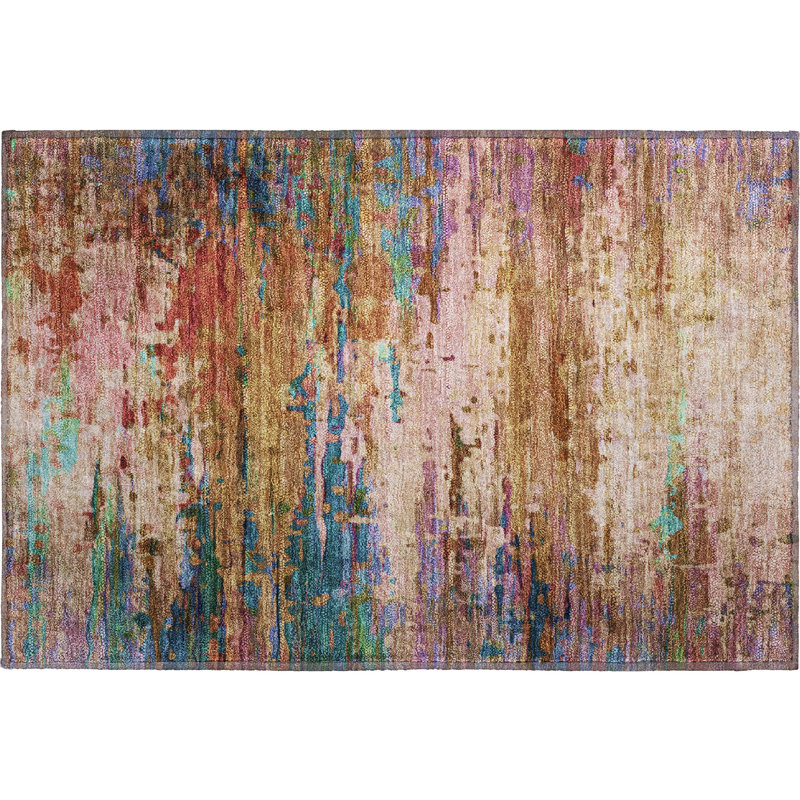 Premium Machine Washable Mayfield Abstract Rug, 1'8" x 2'6", Sage