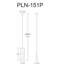 Luminaire suspendu 1 lumière Henar-996508166