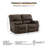Olara 65'' Upholstered Power Reclining Loveseat