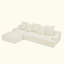Canapé modulaire modulaire désossé Tavian-304241417