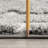 Kierre Contemporary Abstract Gray Indoor Shag Area Rug-854749799