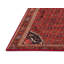 Tapis traditionnel rouge / rose clair / noir Doher-1121682686