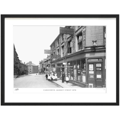 Carnforth, Market Street 1898 - Single Picture Frame Print