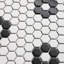 Perfection 1“ x 1" Porcelain Honeycomb Mosaic Wall & Floor Tile-74167574