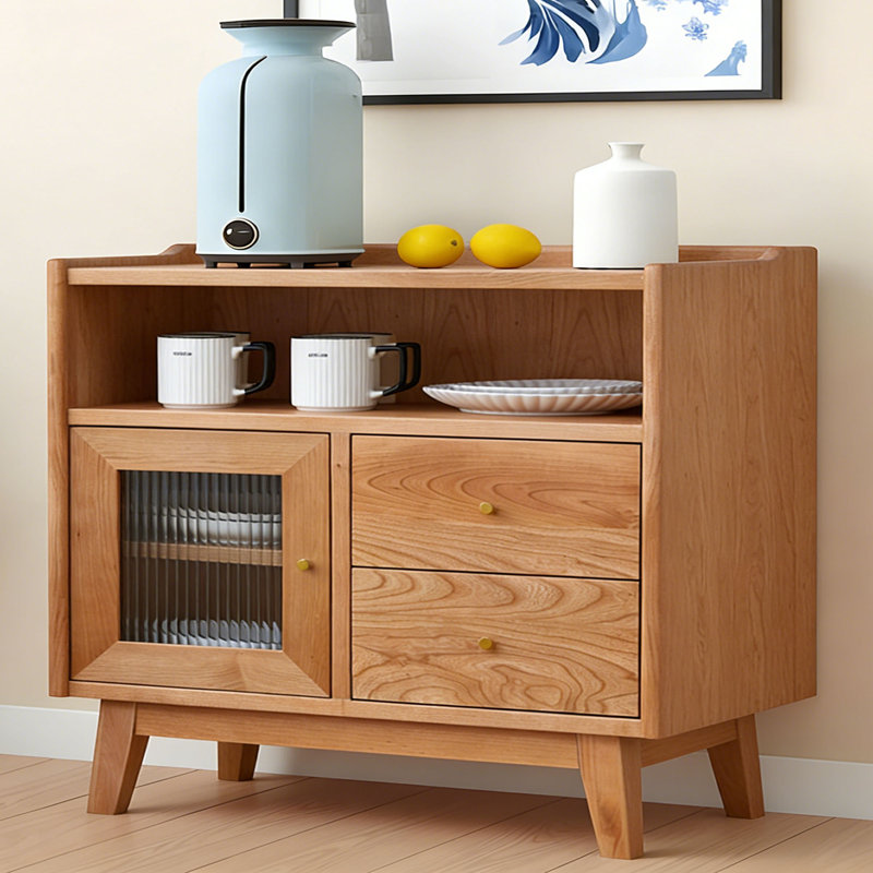 Buffet de rangement simple et multifonctionnel, Light Brown