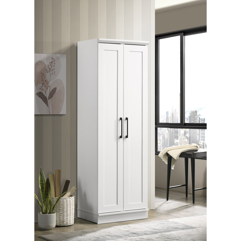 Armoire de rangement élégante avec panneau encadré