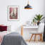«Paris City View in Bloom», reproduction encadrée sous verre, design by Creative Studio-1043660941-1043660943