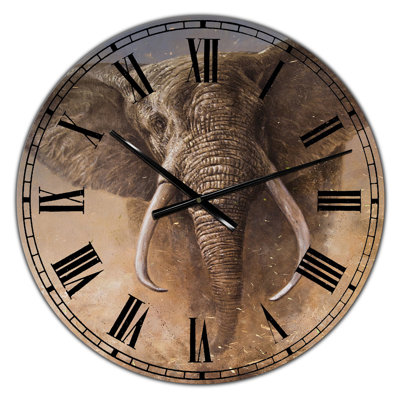 Grande horloge murale d'Afrique