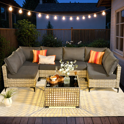 5 - Person Outdoor Seating Group With Cushions