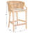 Carneshia Upholstered Solid Wood Counter Stool-1039754771