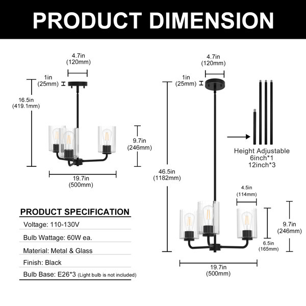 Dimensions du produit