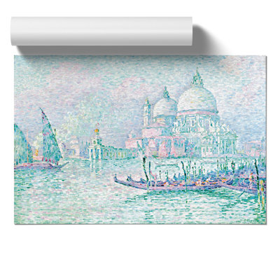 La Salute Venice by Paul Signac - No Frame Painting