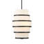 Luminaire suspendu cylindrique à 3 lumières Asfak