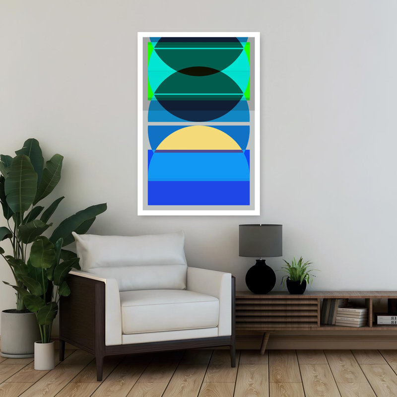 Art contemporain contemporain, H 36 po x l 24 po