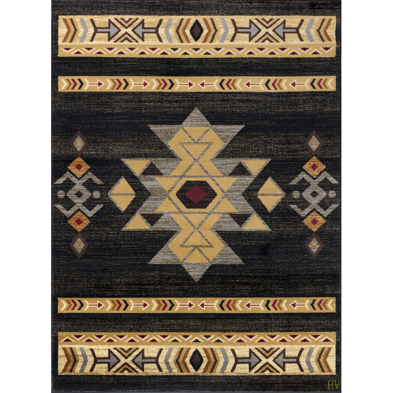 Tribes 7 Ft. 10 In. X 10 Ft. 3 In. Southwest Area Rug, Rectangle 7'10" x 10'3"