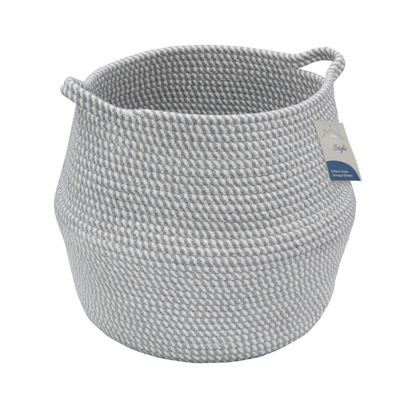 JVL Fabric Decorative Basket